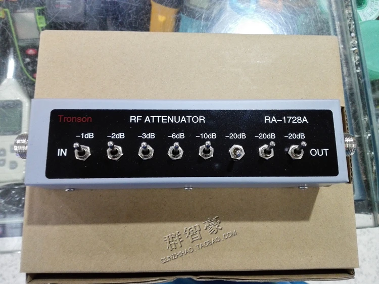 RA-1728A Variable/Step Attenuators RF ATTENUATOR 82DB 50Ω for Ham Radio Transmitter