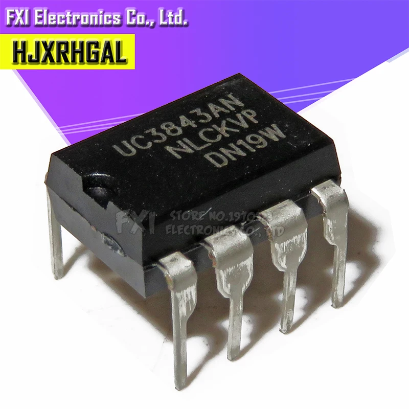 10 шт. UC3843AN UC3843A DIP8 DIP UC3843 новый оригинальный | Электронные компоненты и