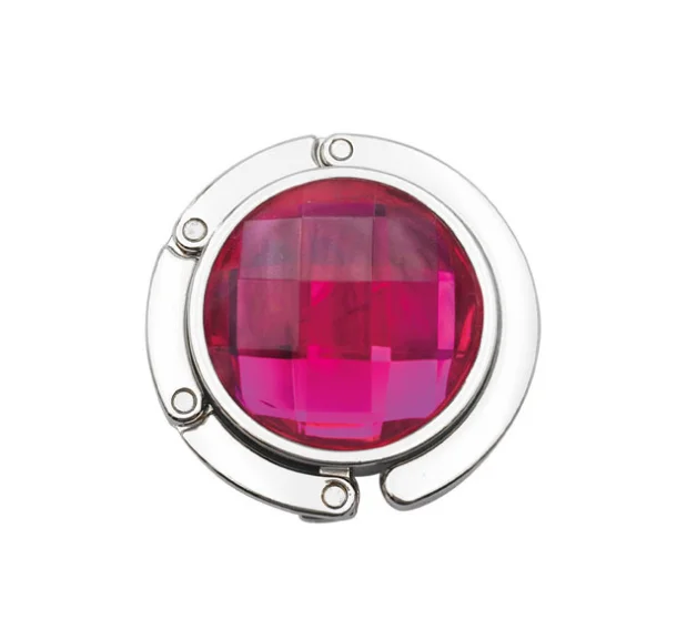 Ganchos m&aacute;gicos de aleaci&oacute;n de cristal de 100 piezas, percha para bolso de mano port&aacute;til plegable, estante de almacenamiento para decoraci&oacute;n del hogar, colgador de bolsa de escritorio m&uacute;ltiple-5