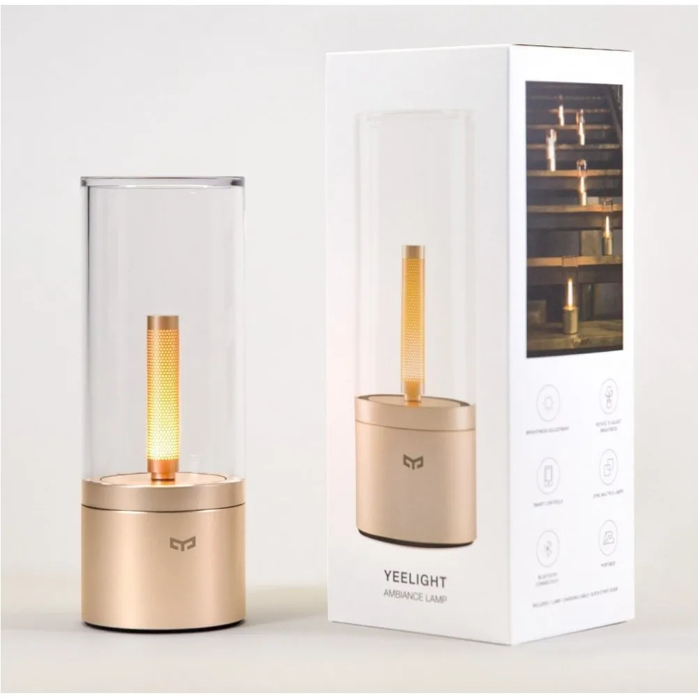 Умная лампа-ночник Yeelight Candela Lamp YLFW01YL | Лампы и освещение