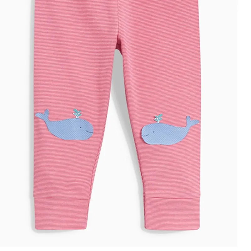 

Girls' tights cotton baby pants brand children's tights girls' pants tight printed whale pattern children's tights 1007