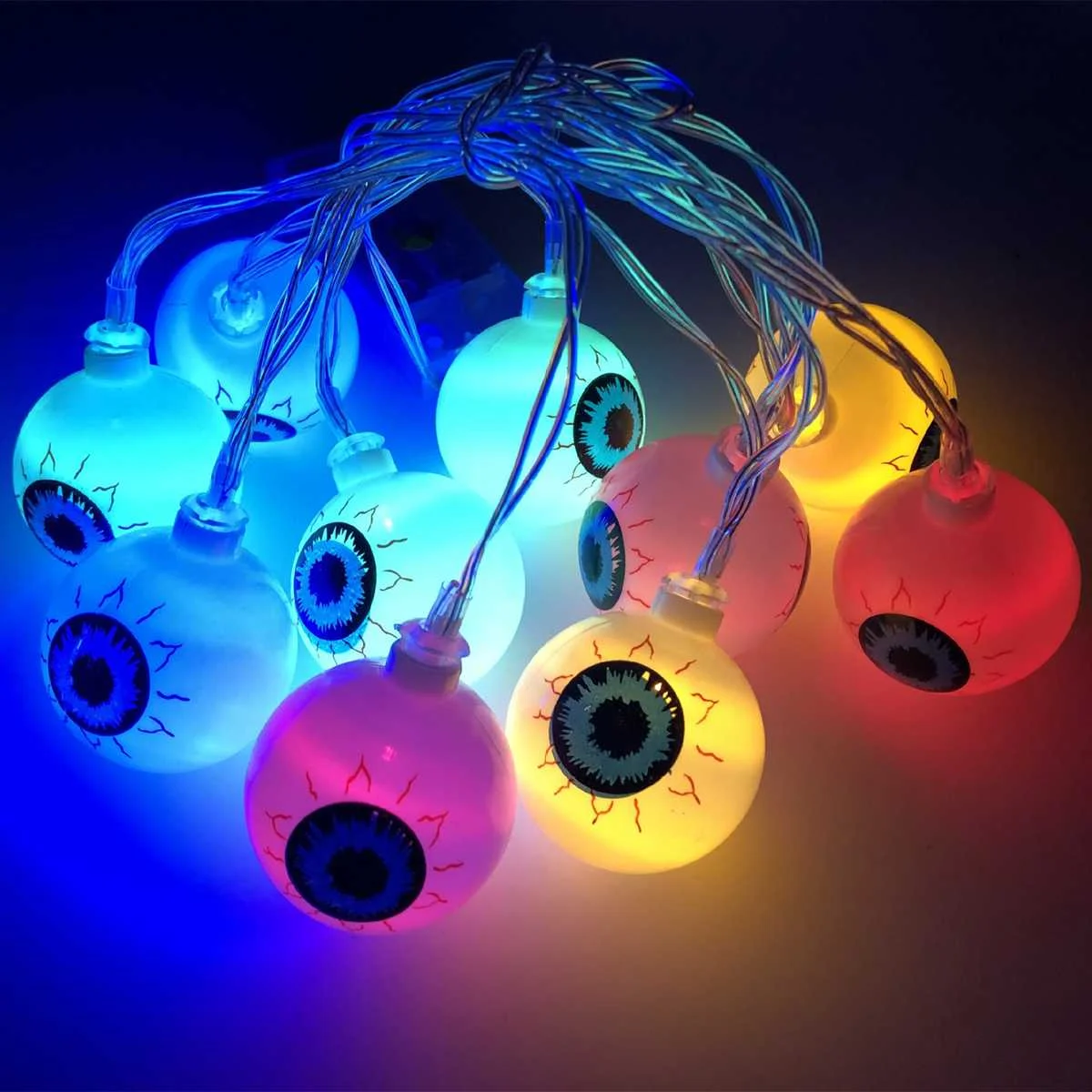 

1.5/3m LED Night Light String Halloween Party Decoration Eye LED Light String For Halloween Home Supplies Indoor Christmas Party
