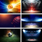 Фон для фотосъемки с изображением баскетбола, футбольного поля, атлета, Avezano