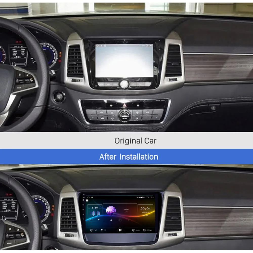 Runningnav Для SsangYong Rexton 2019 Android автомобильное радио мультимедийный видеоплеер