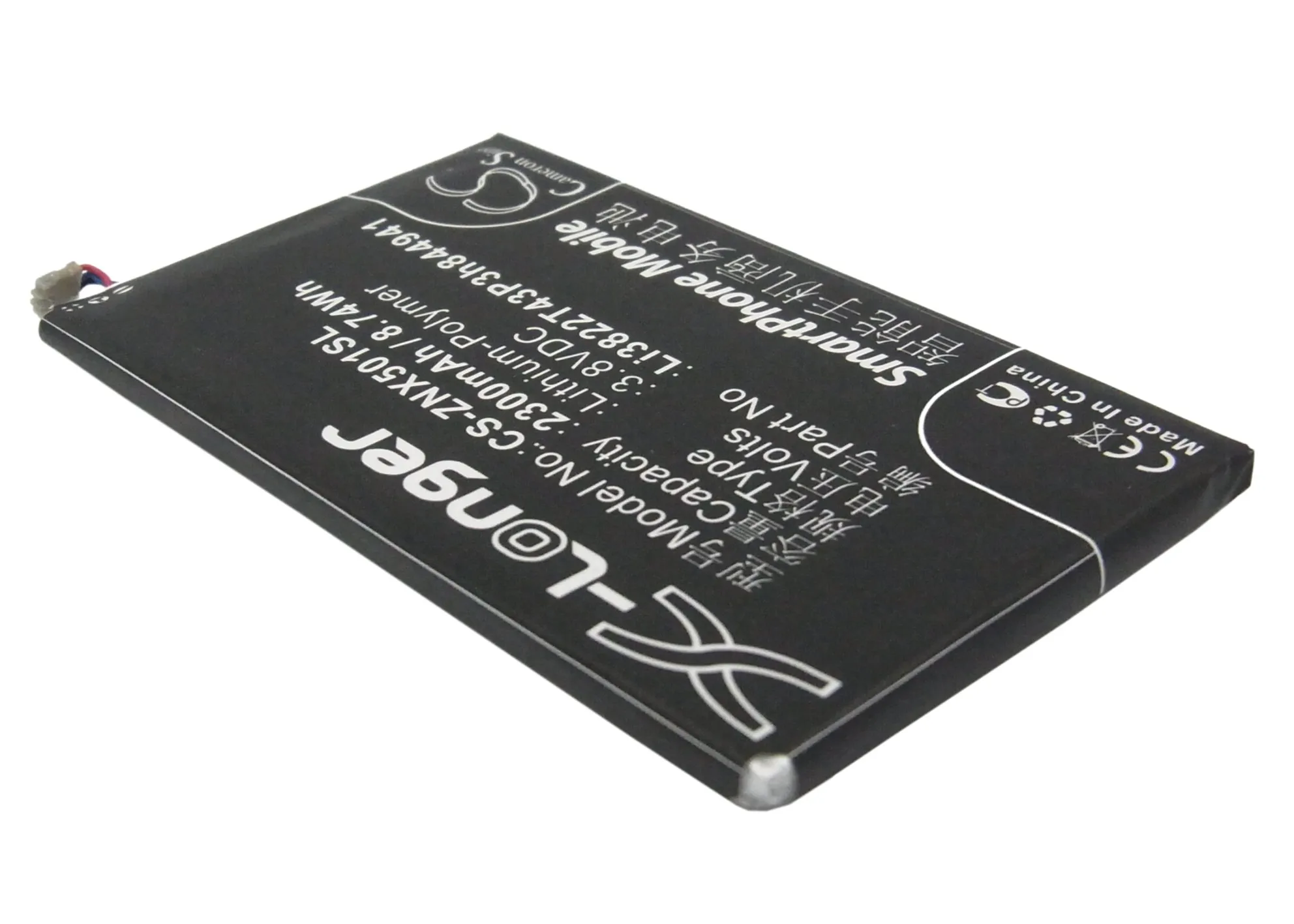 Обновленная батарея Cameron Sino для zte Li3822T43p3h844941 Nubia Z5 mini Z5S NX401 2300 mAh/8.74Wh | Мобильные