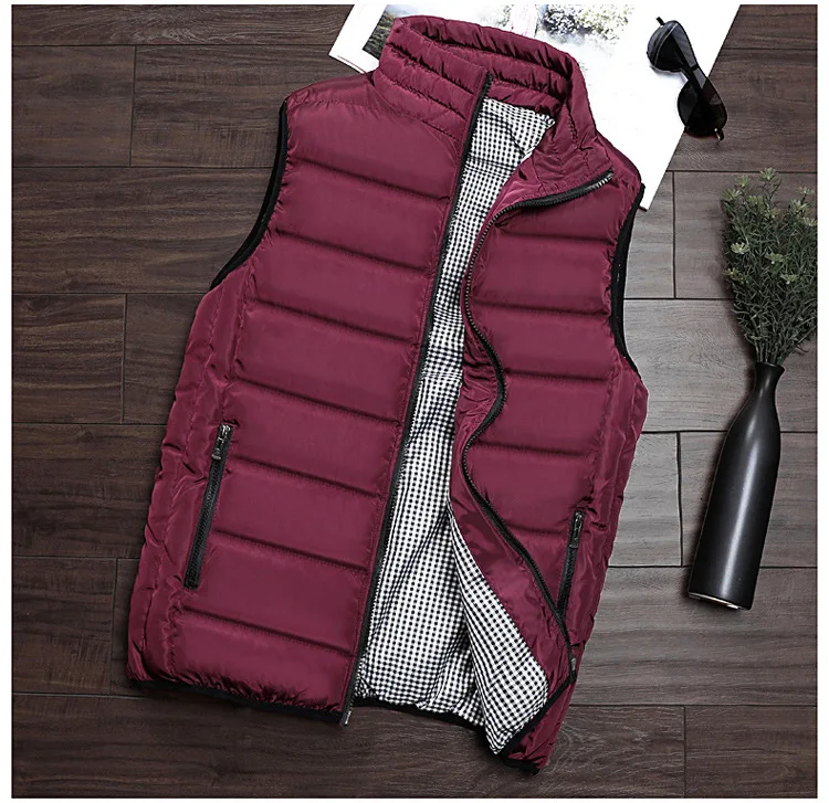 INS Ultra-fire bao kuan MEN'S Vest Outdoor Vest Clothing Autumn& Winter Coat Men down Feather Cotton Vest