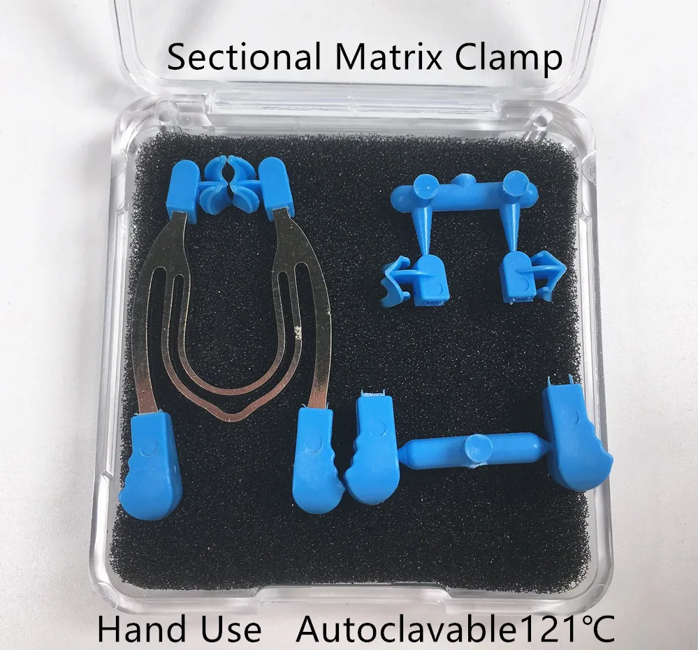 

1Set Dental Sectional Contoured Matrix Clip Matrices Clamps Wedges Autoclavable 121℃ Replacement Type A Stainless Steel