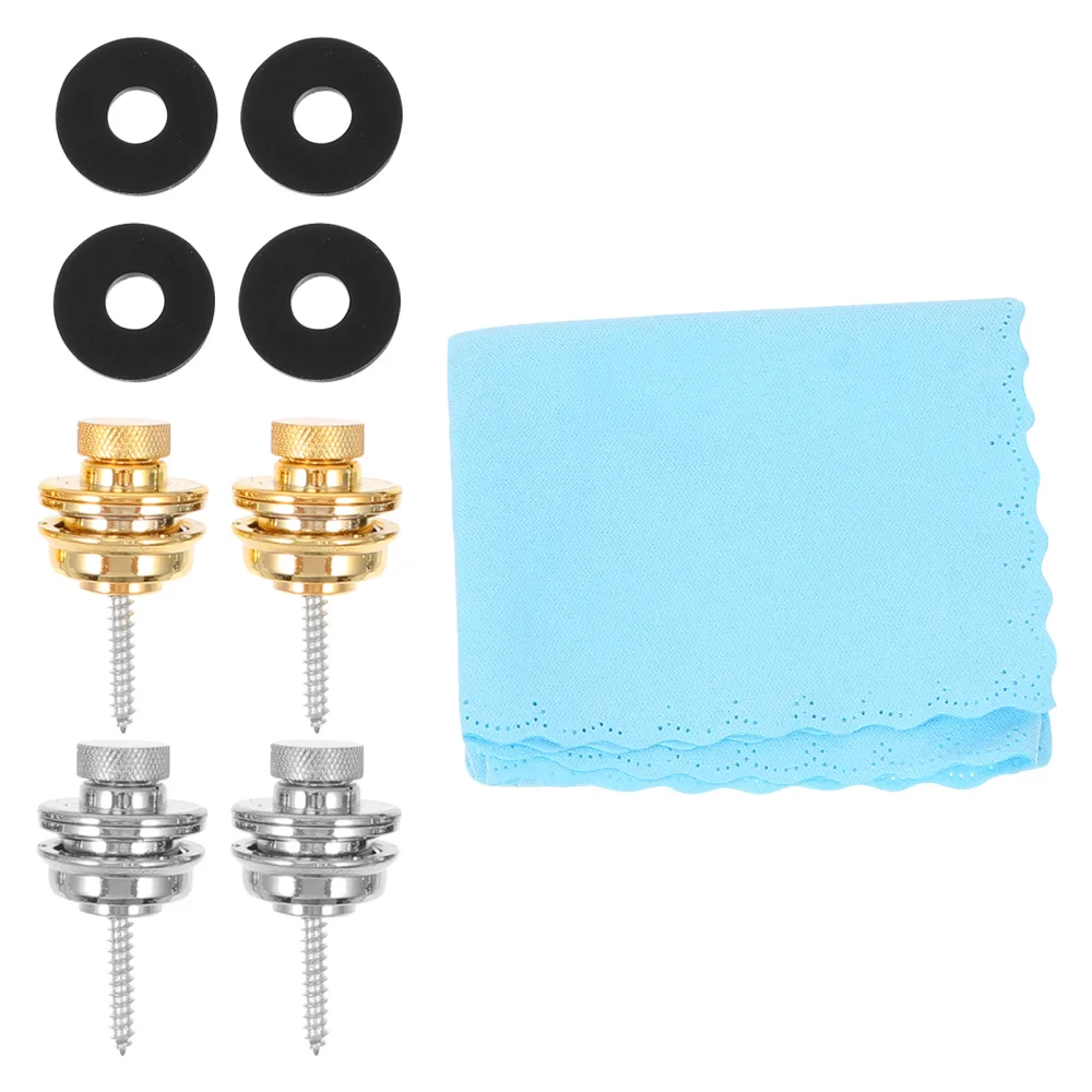 

1 Set Practical Guitar Accessories Strap Button for Electric Acoustic Guitar