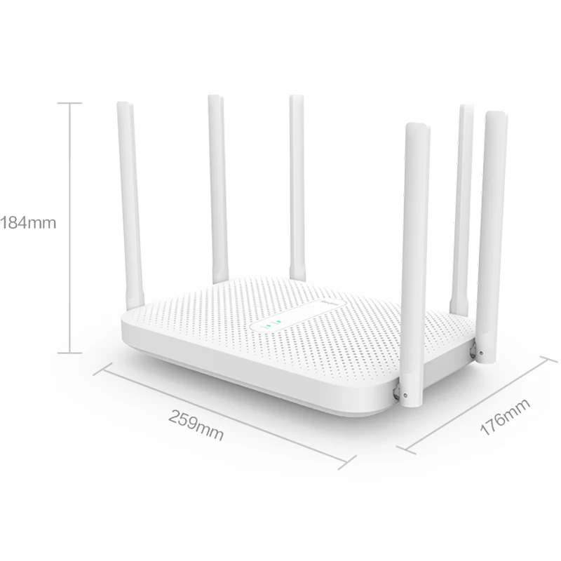 Маршрутизатор Xiaomi Redmi AC2100 Gigabit 2 4 ГГц 5 0 усиление двухдиапазона 2033 Мбит/с