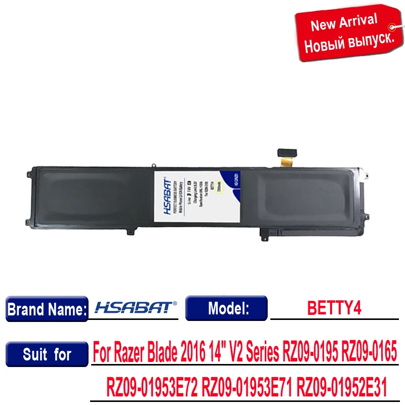 Топ бренд 100% Новый аккумулятор для Razer Blade 2016 14 &quotV2 серии RZ09 0195 0165 01953E72
