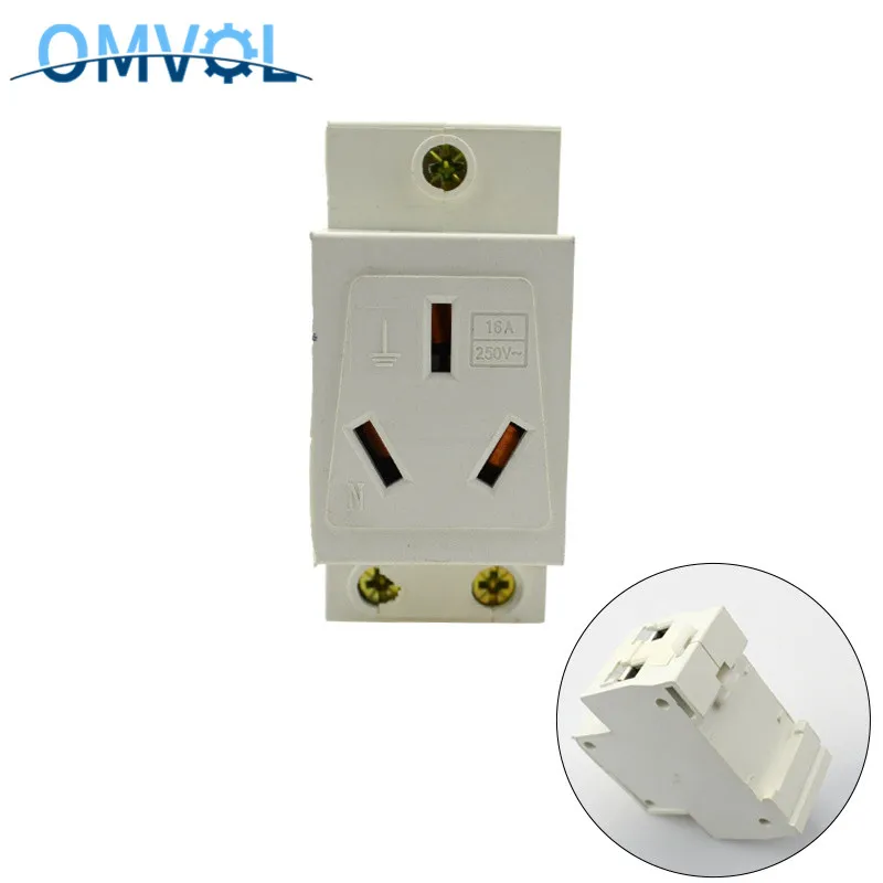 1 шт. штепсельный сокет для модуля розетка распределительная коробка рейка