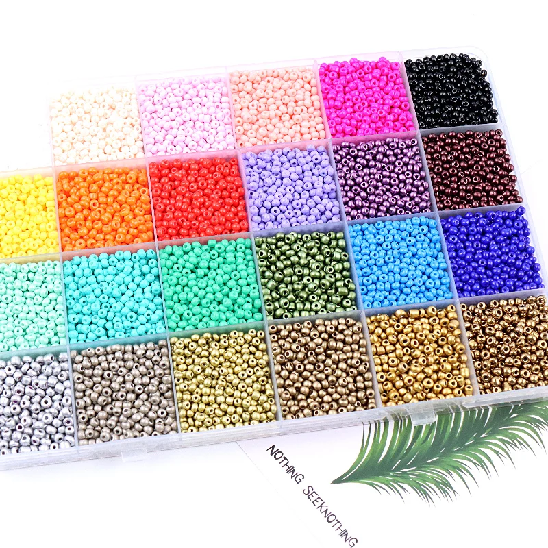 Стеклянная коробка для бусин 2/3/4 мм набор из чешского стекла самостоятельного