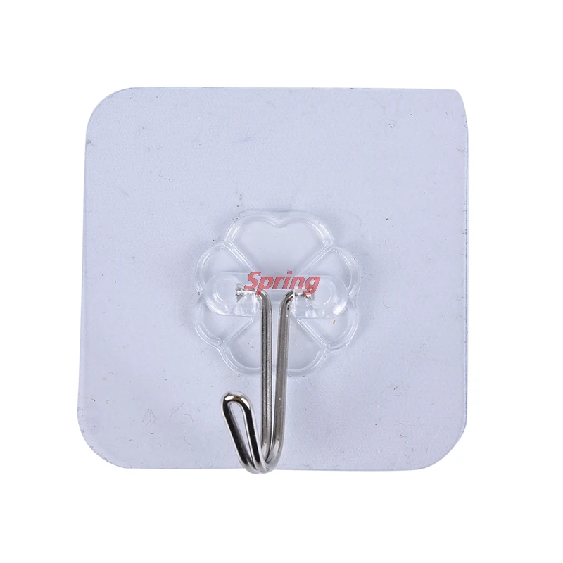 

Hot 3/5/10pcs Strong Transparent Suction Cup Sucker Wall Hooks Hanger for Kitchen Bathroom 6*6cm Wall Hooks