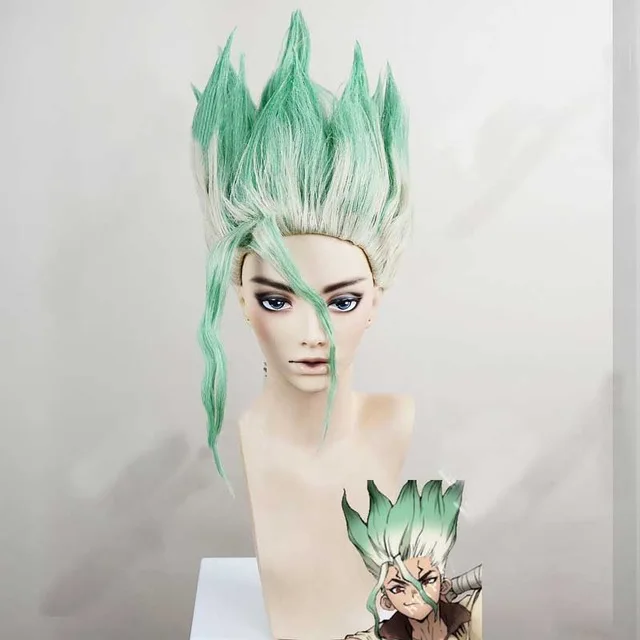 Костюм для косплея из аниме Dr. Stone Senku Ishigami униформа взрослых костюм с париком