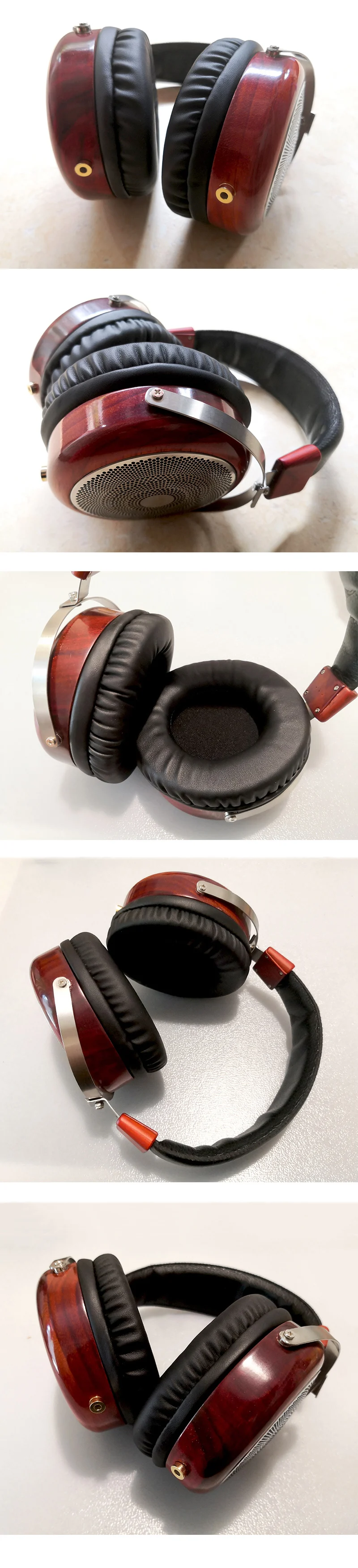 HiFi корпус наушников натуральный деревянный над ухом гарнитура Оболочка Чехол DIY 50 мм динамик блок наушников