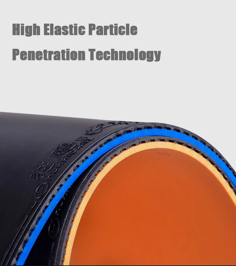 DHS Original hurricane 3 provincial Attack Loop Orange Blue sponge Pips-In Table Tennis PingPong Rubber with Pimples In | Спорт и