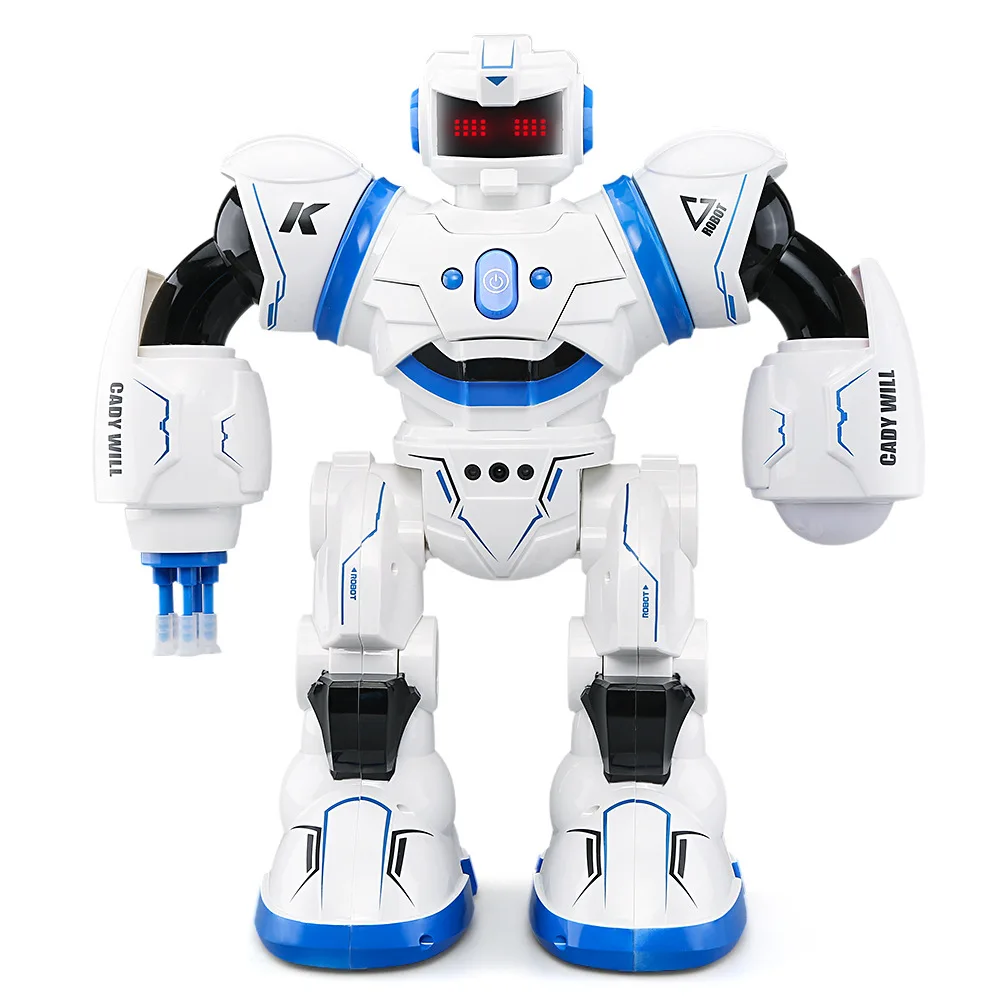 

Remote Control Robot Multi-function USB Charging Children's Toy RC Robot Will Sing Dance Action Figure Gesture Sensor Robot