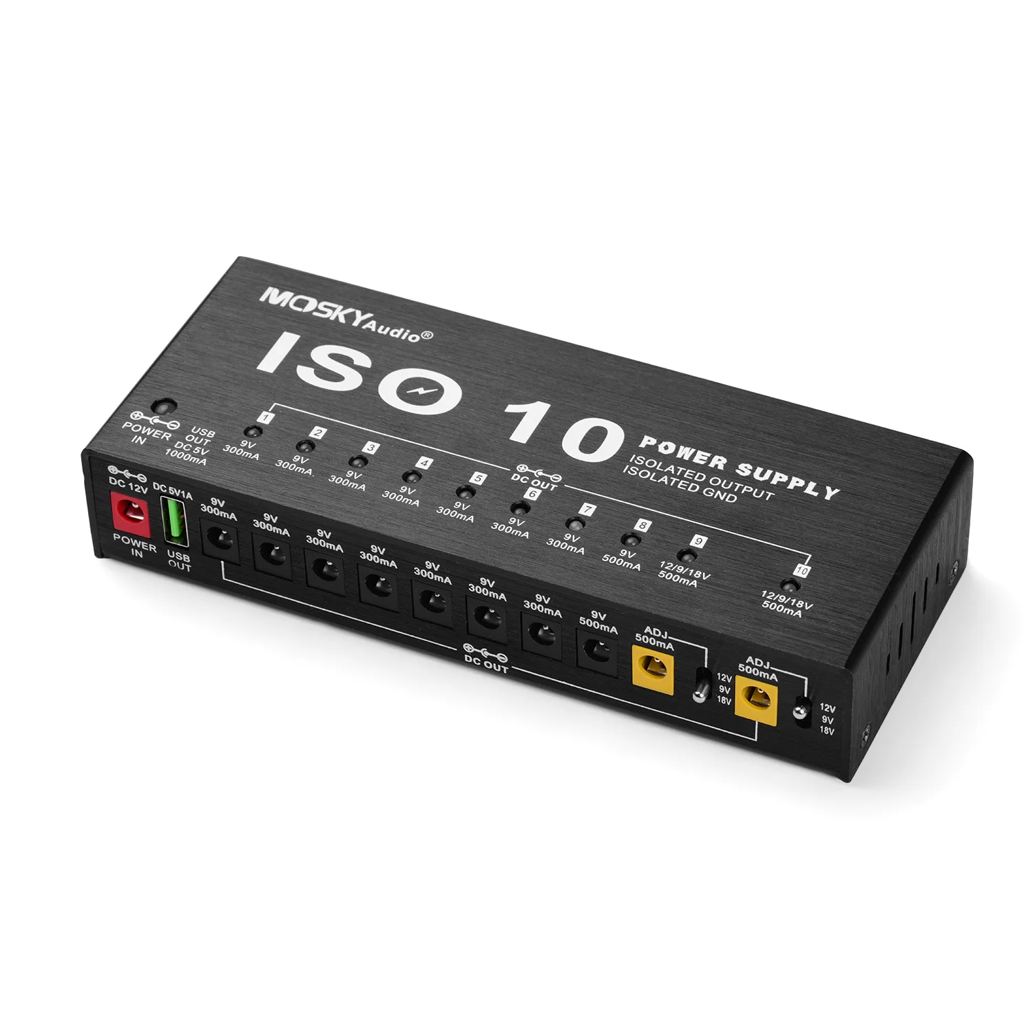 Портативная электростанция MOSKY ISO-10 с эффектом гитары 10 изолированных выходов