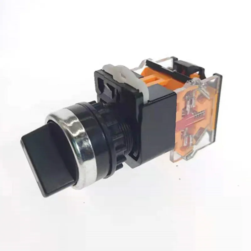 

Переключатель поворотный ZHRIVOER 22 мм 2NO 1NO1NC черный/зеленый/красный