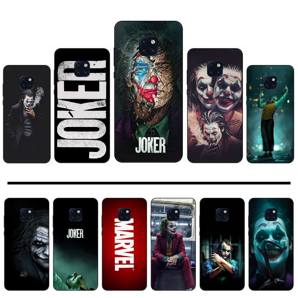 Marvel mafex джокер черный мягкий чехол для телефона из ТПУ Huawei Mate 9 10 20 Pro lite 20x nova 3e P10 plus