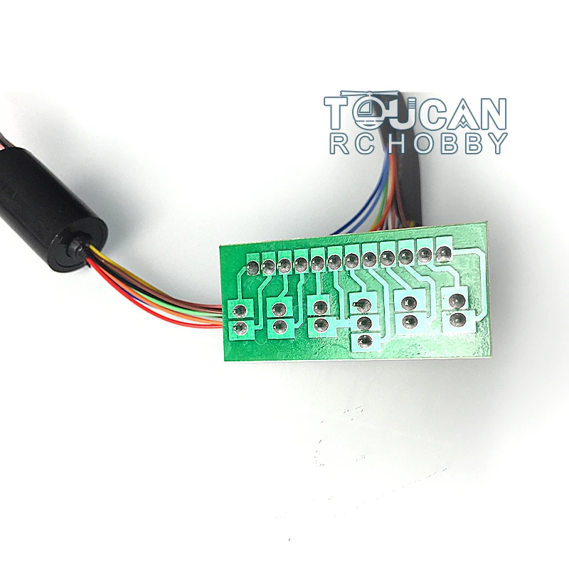 

US Stock 1/16 RC Henglong 6.0 12 Lines Tank ElectricSlip Rings For 360 Rotating Gear TH13099-SMT5