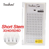 seashine lashes rootless pre made fans lashes extension russian pre made volume fans 3d4d5d6d pre fanned lashes extension
