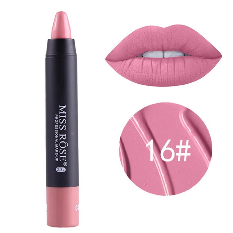 Professional Matte Lipstick Pencil Waterproof Moisturizing Velvet Long Lasting Lipsticks Beauty Makeup Tool Cosmetic Wholesale |