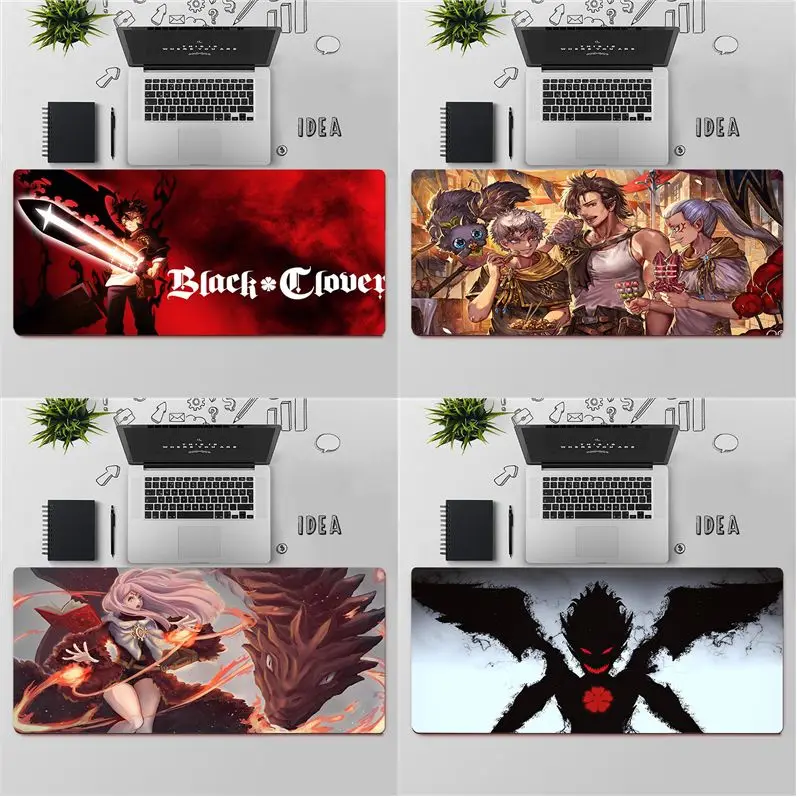 

YNDFCNB Top Quality black clover MousePads Computer Laptop Anime Mouse Mat Free Shipping Large Mouse Pad Keyboards Mat