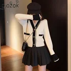 Женский трикотажный кардиган с V-образным вырезом, длинным рукавом