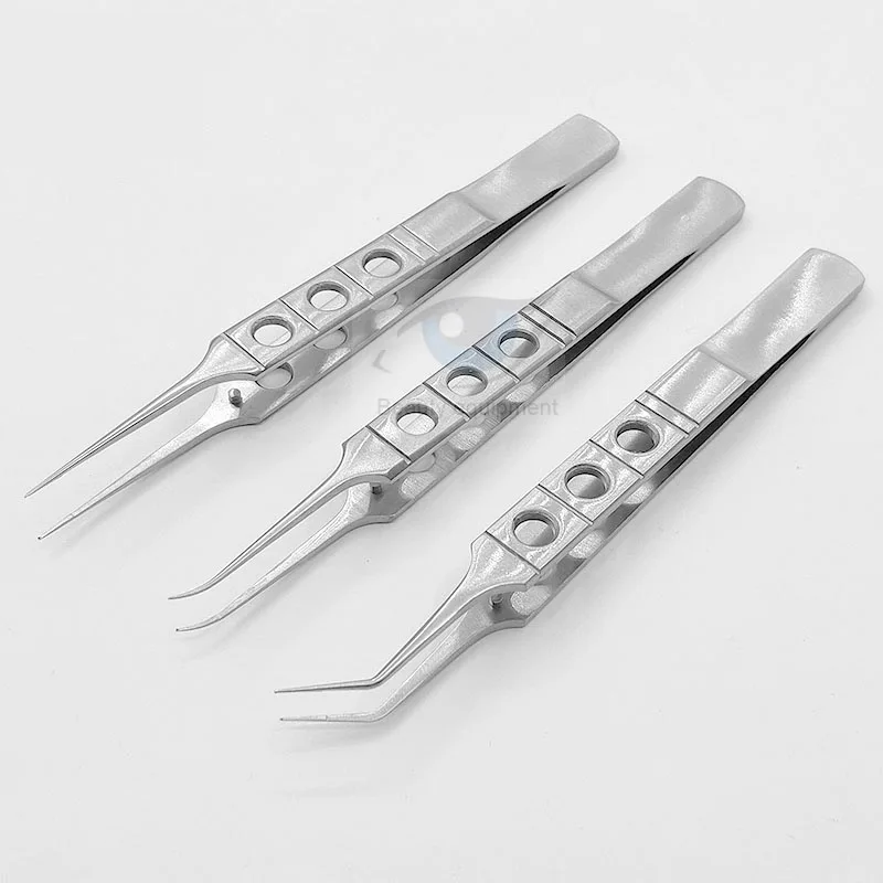 Офтальмологический микропинцет из нержавеющей стали и титанового сплава
