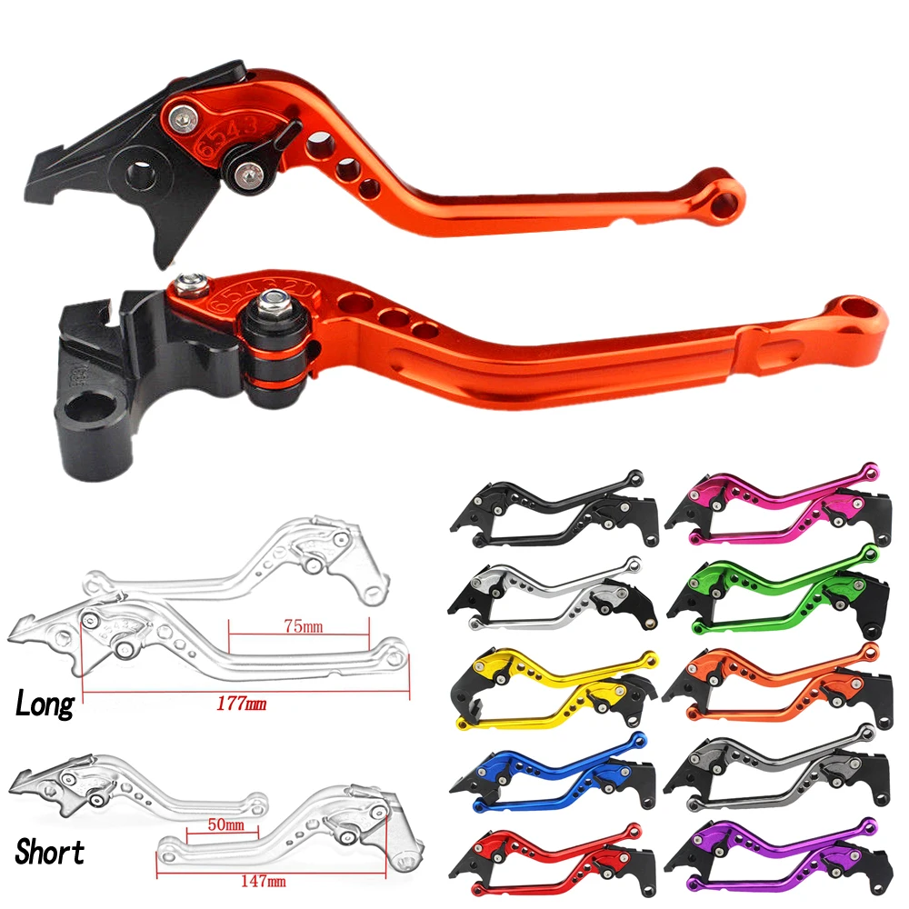 

Long & Short For Yamaha MT07 FZ07 2014 15 16 17 18 19 FZ1 FZ1N FAZER 2006-2012 2013 MT-07 FZ-07 Motorcycle Brake Clutch Levers