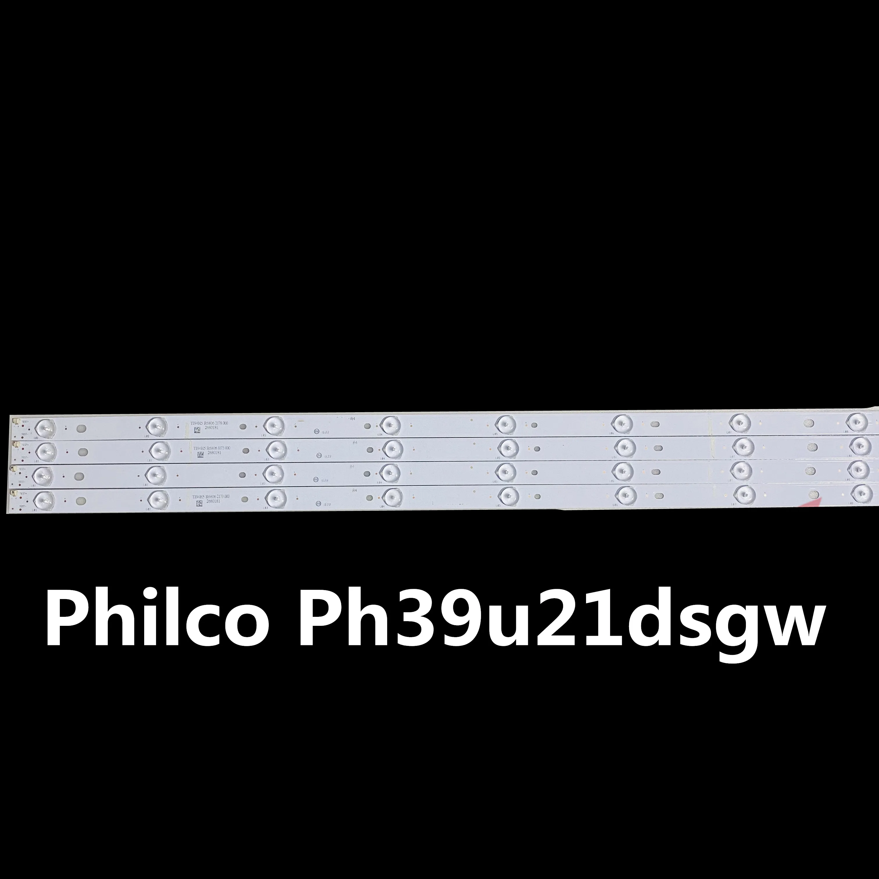 100% Новые светодиоды для телевизора Philco 39 дюймов Ph39u21dsgw 1kit-4pcs Ph43n91dsgwa Ph43n91 | Лампы и
