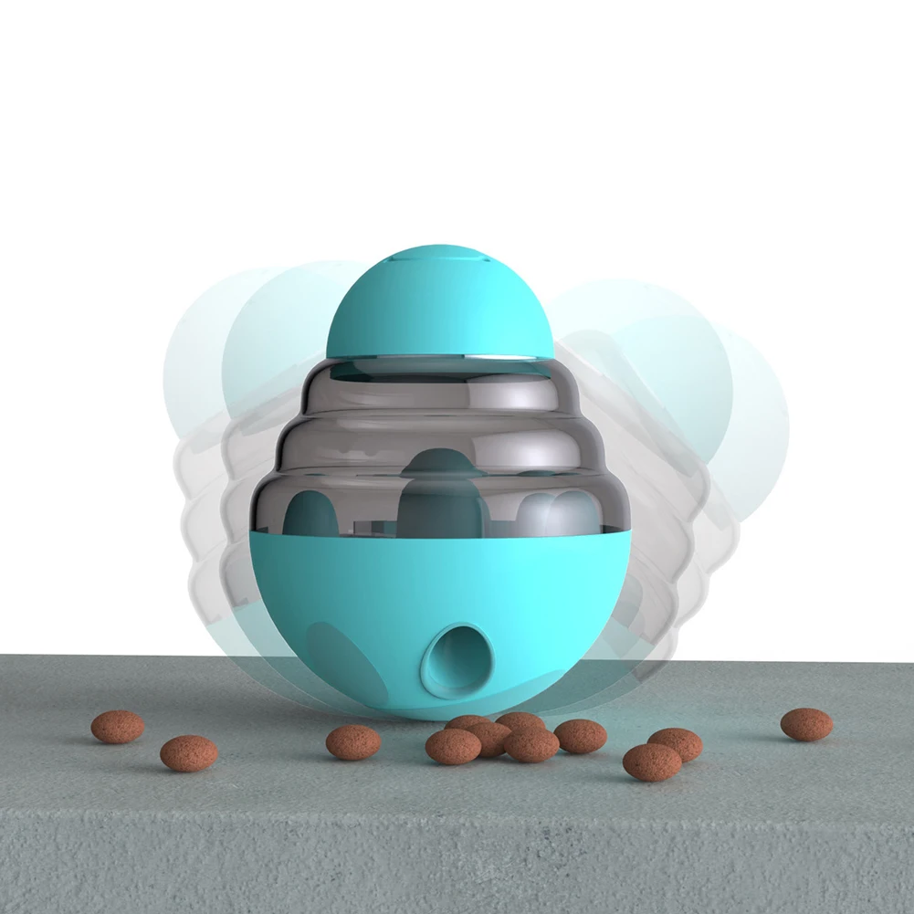 Интерактивная игрушка для кошек IQ Treat Ball умнее игрушки животных пищевой шар