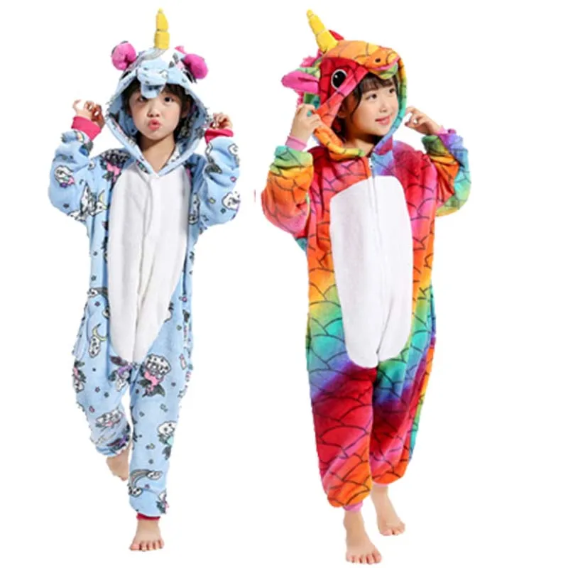 2020 зимний детский костюм косплея Oneise из аниме кигуруми с мультяшными животными