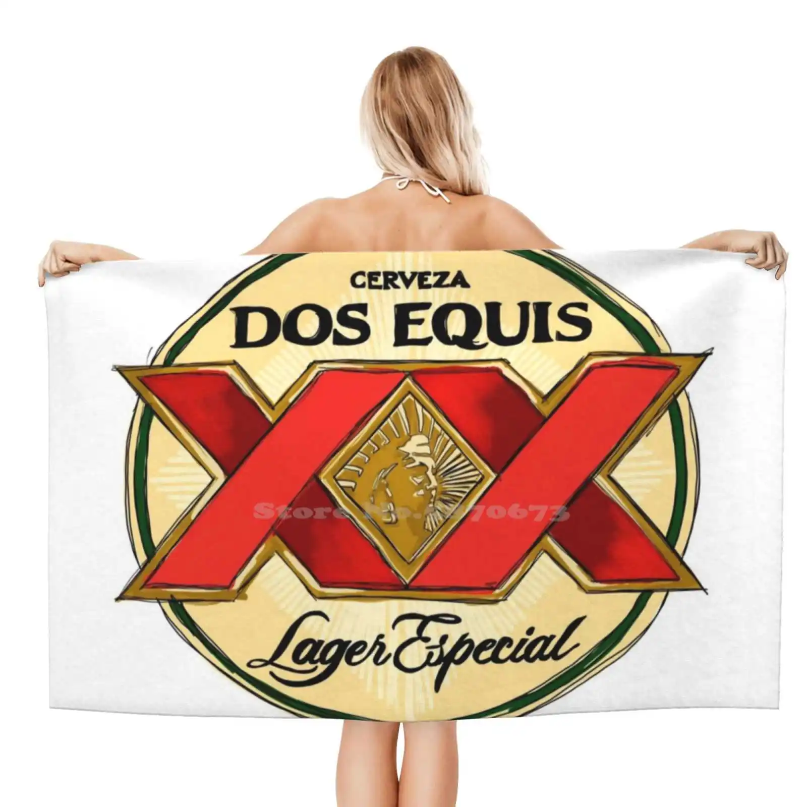 Полотенце Dos Equis Xx Pop с 3D принтом спортивное мягкое полотенце Lager особая специфика
