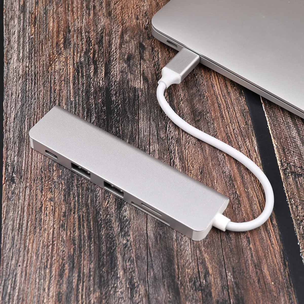 Batianda Thunderbolt 3 адаптер USB C до 3,0 концентратор type C конвертер для MacBook Pro Air 13 15 16 USB-C адаптер TF/SD кард-ридер