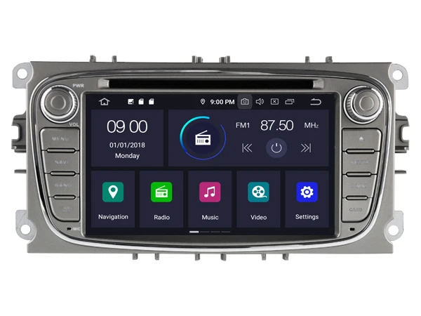 OTOJETA 6 2 &quotAndroid 10 мультимедийный видеоплеер для FORD MONDEO FOCUS S MAX GALAXY DVD GPS навигация