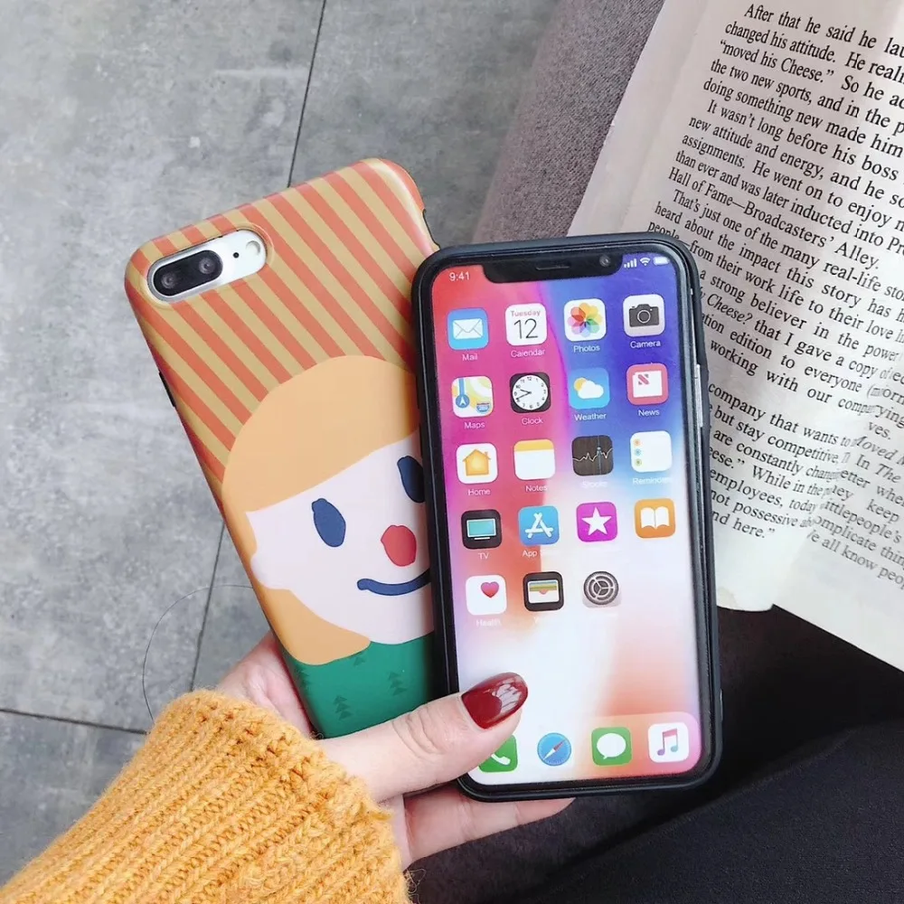 Роскошный брендовый Мягкий силикон imd чехол для iPhone 7 Plus XR X 10 XS Max 6 6S 8 милая девушка