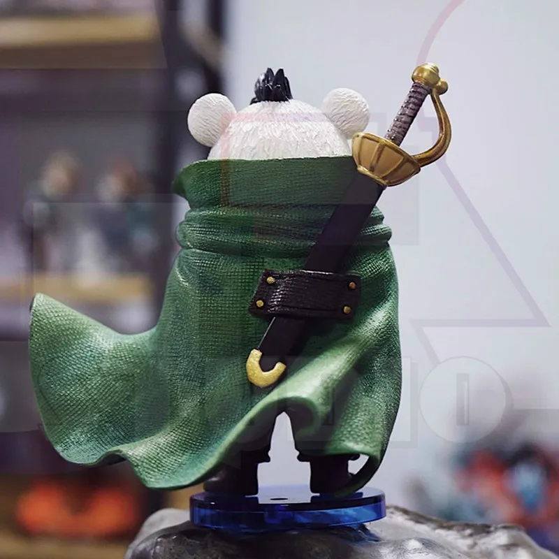 

3" Anime One Piece Zeppo Statue And The Kingdom Of Bust Mink Family Full-Length Portrait GK Action Figure Model Toy BOX 8CM Q505