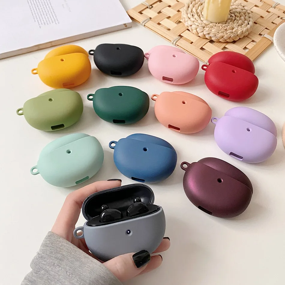 

For OPPO Enco Air Case Matte Solid Color Anti-fall Earphone Cases For OPPO Air Cover hard PC Plastic Accessories Charging Box