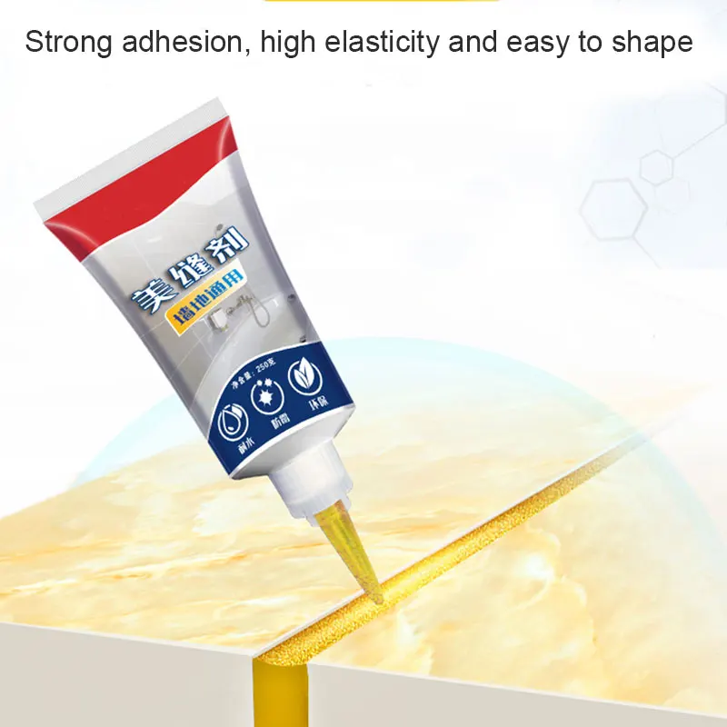 

1pcs Tile Gap Repair Glue Home Bathroom Kitchen Wall Floor Tile Gap Repair Waterproof Glue Moisture-proof 250ML Dropshipping