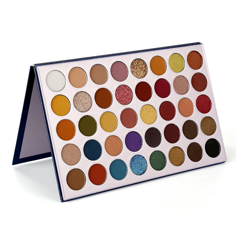 Beauty Glazed 40 цветов планета для теней век с разворотным пигментом палитра Дымчатых