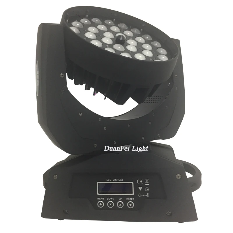 (8 шт./лот + Flightcase) ZOOM Light Lyre Led Wash DMX 512 движущаяся головка 36x10w | Лампы и освещение
