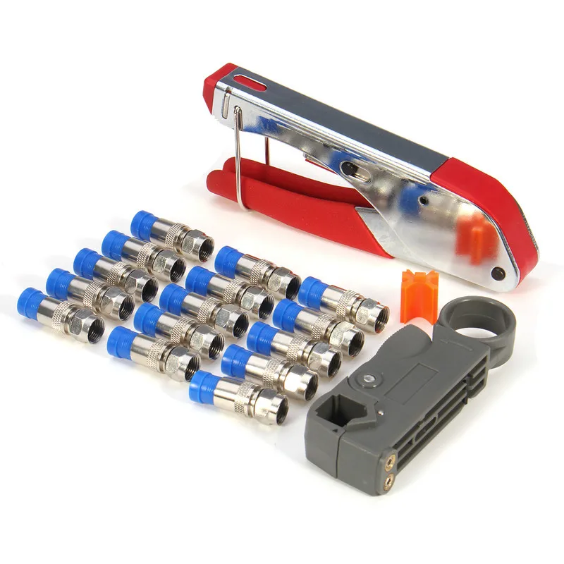 Коаксиальный кабель ручной обжимной инструмент набор для f типа соединителя RG58
