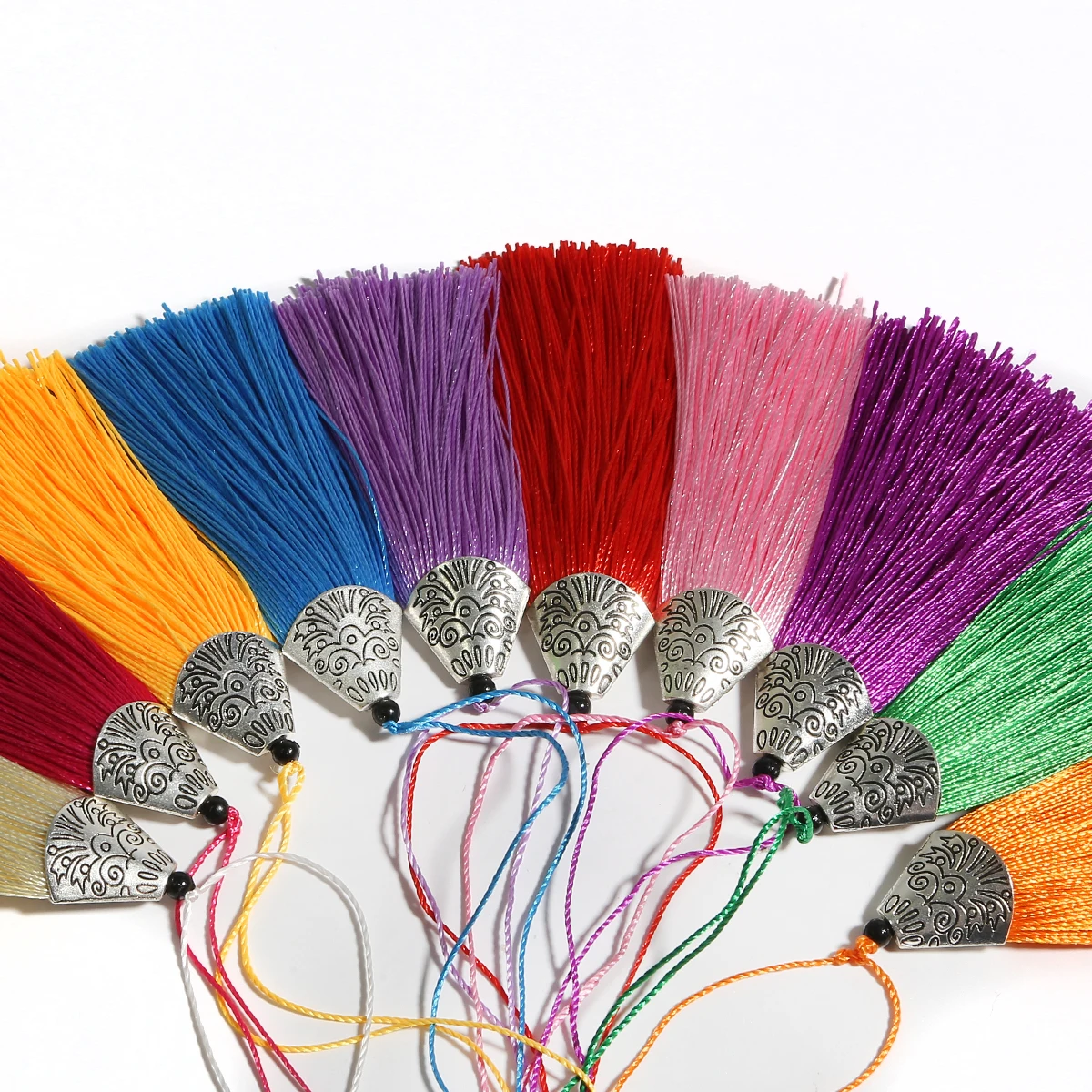 Новое поступление 2 шт Большой размер декоративная кисточка полиэстер с черным