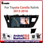 Srnubi 2 Din Android 10 WIFI Bluetooth автомобильное радио для Toyota Corolla Ralink 2013 - 2016 мультимедийный видеоплеер навигация GPS DVD