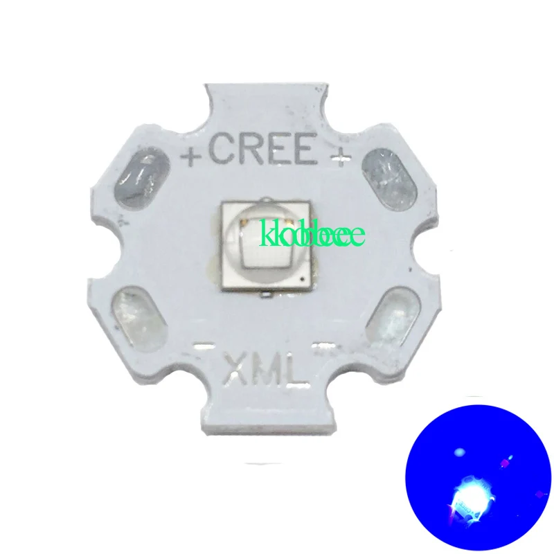 Светодиодный излучатель CREE XML XM-L T6 1 шт. 10 Вт холодный белый теплый синий
