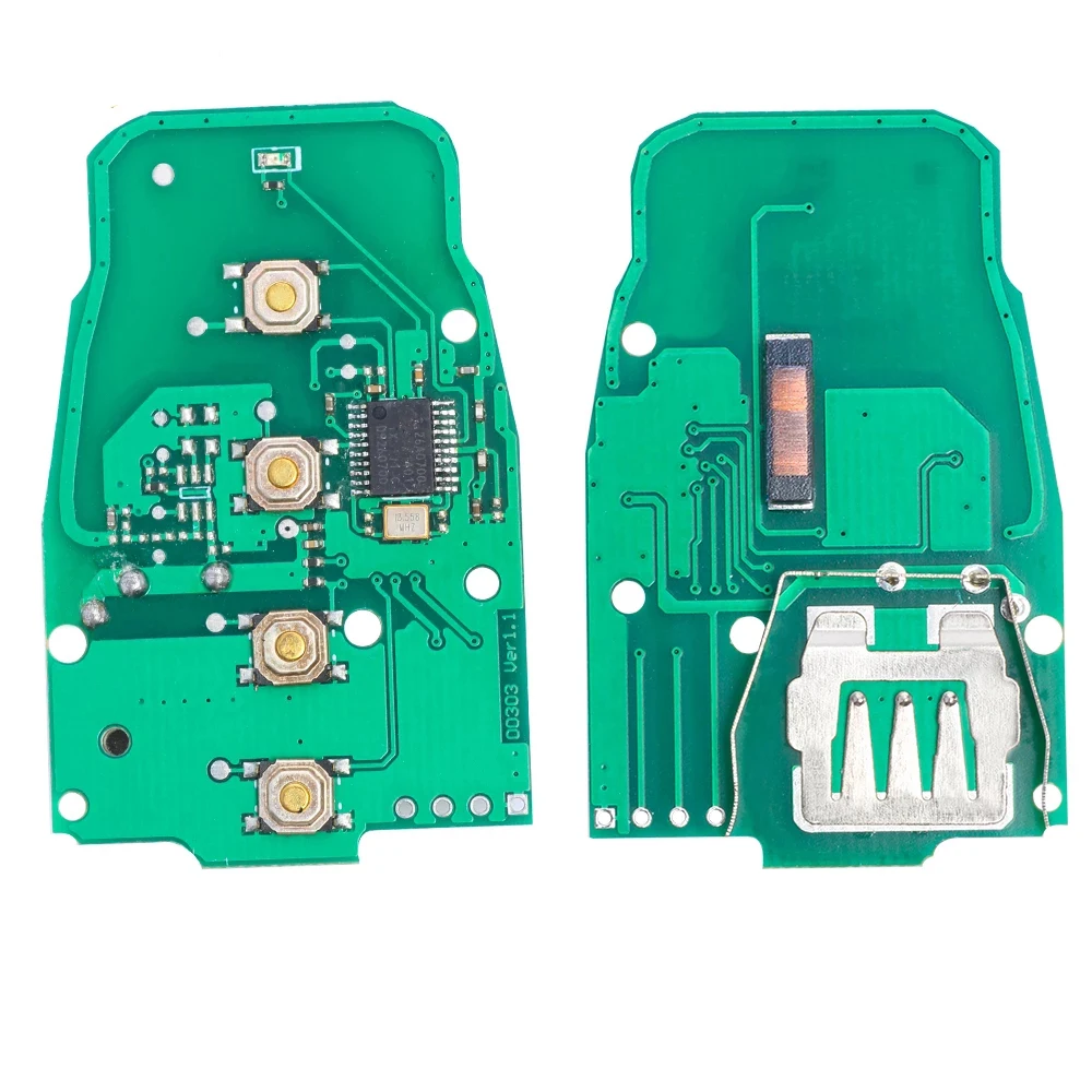 KEYECU 3 + 1 кнопка для Audi A3 A4 A5 A6 A8 Quattro Q5 Q7 дистанционный смарт ключ брелок 315/ 433/ 868 МГц