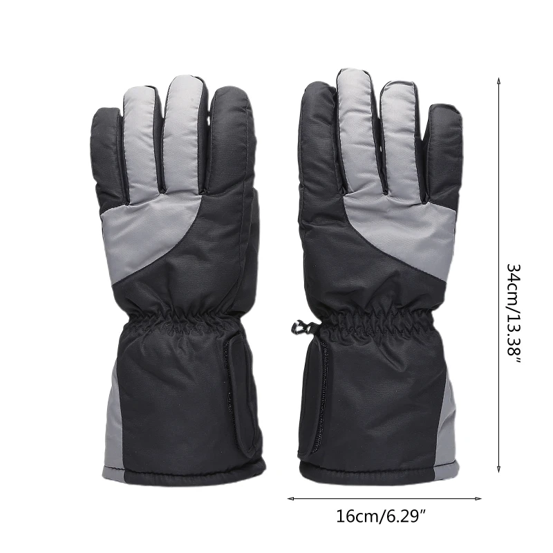

1 Pair Battery Powered Electric Heated Winter Warm Gloves Motorcycle Motorbike Ski Cycling Snow Hand Warmer Mittens