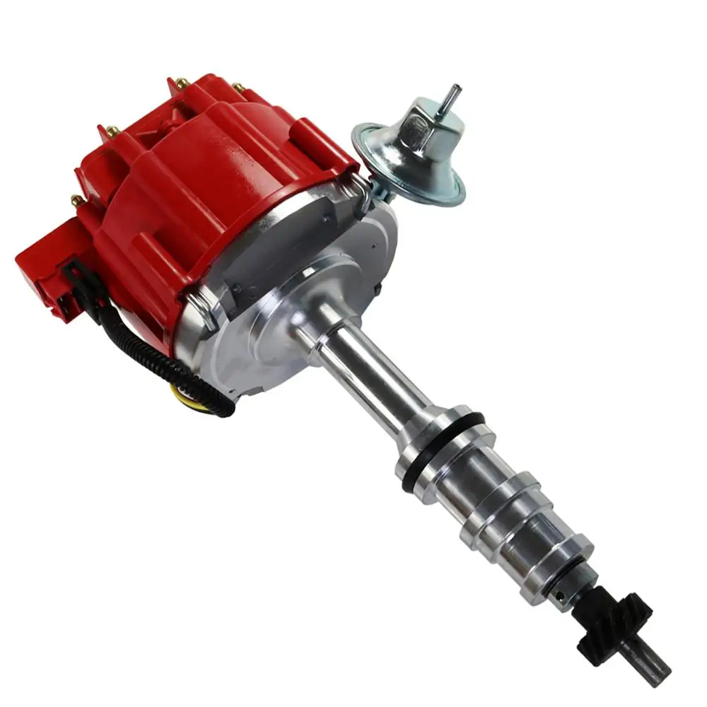 Free Shipping-Red Cap HEI Distributor For Ford "FE" FE V8 Engines 65,000 Volt 352 360 390 427